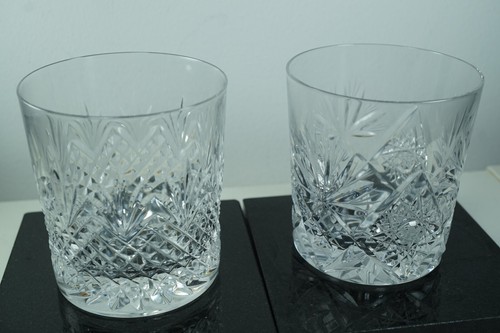 Pair edinburgh crystal cut - crystal,