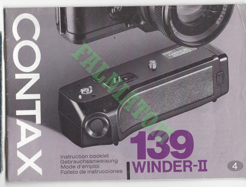 Vintage contax 139 winder - 139, winder-ii