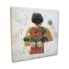 Lego Robin Canvas Print 12×12 inches
