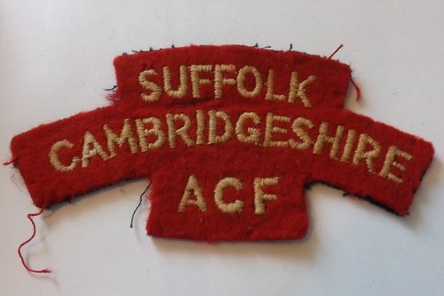 Military cloth badge suffolk - cloth,