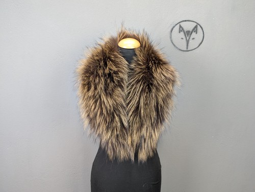 Fox fur collar - fox, bronze