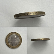 Rare Triple Mint Error 1999 Rugby World Cup £2 Coin- 999, World, Off-Centre Ring