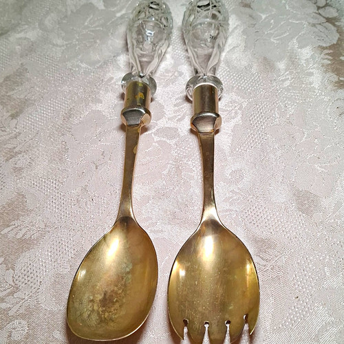 Epns silver plated 2pc serving - silver,