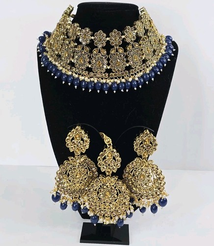 Blue indian bollywood bridal - indian,