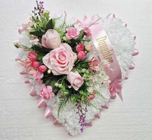 Large heart shaped silk - large,