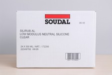 24x Soudal Silirub AL Clear. Premium Quality LM Silicone EXP July2026