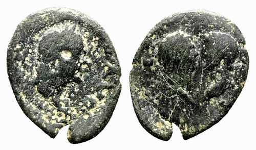 Rare vespasian with - vespasian, titus
