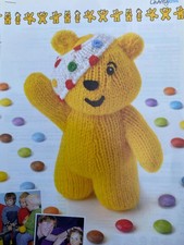 Alan Dart Toy Knitting Pattern Pudsey Bear Children in Need Mascot