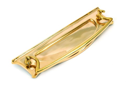 Art deco solid polished - solid, brass