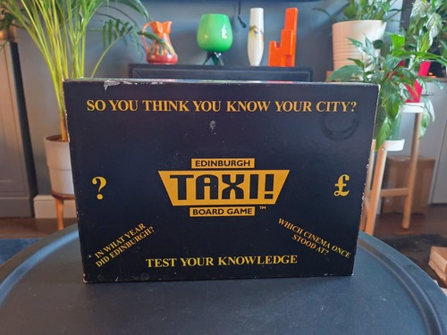 Vintage edinburgh taxi board - edinburgh,