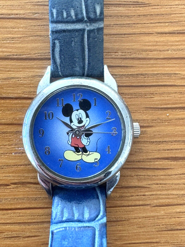 Blue mickey mouse - blue, watch