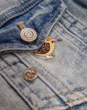 Woodcock Bird Metal & Enamel