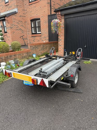 Motorcycle trailer with ramp - 2,