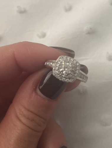18k white gold diamond - 18k,