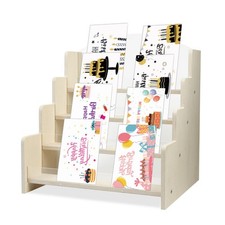 Wooden Rotating Card Display