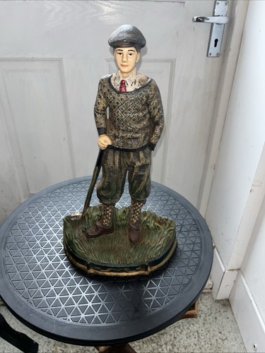 Vintage cast iron golf - vintage, figure