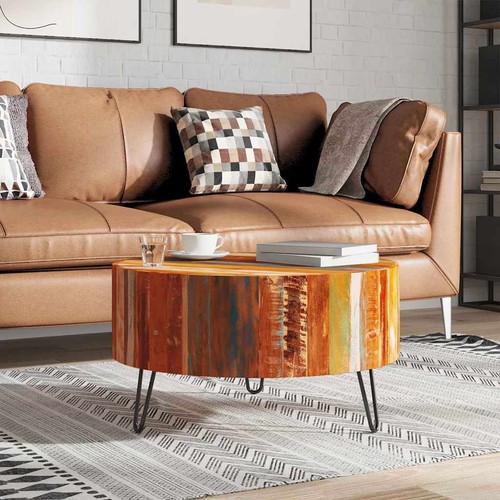 Coffee table solid reclaimed - coffee,