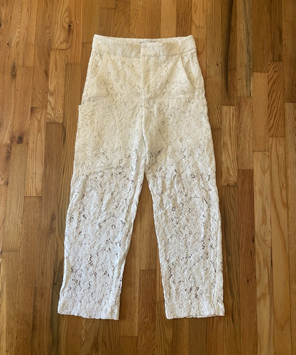 Zara white floral lace - zara, lined