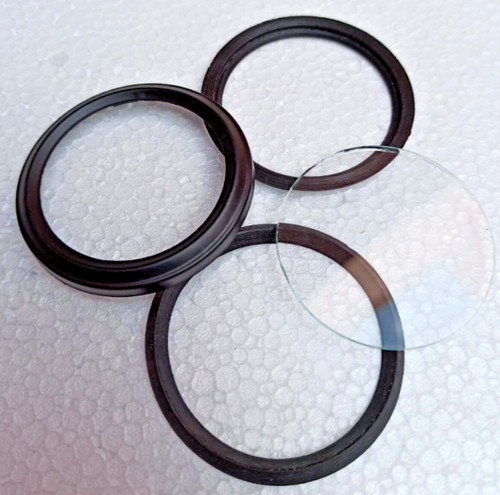 Black bezel glass repair kit - bezel,