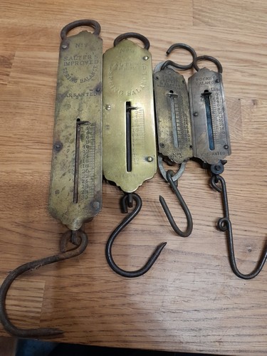 Vintage brass slaters - 4, x