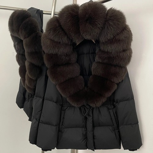 Women real fox fur collar - real,