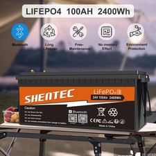 LiFePO4 24V 100AH Lithium