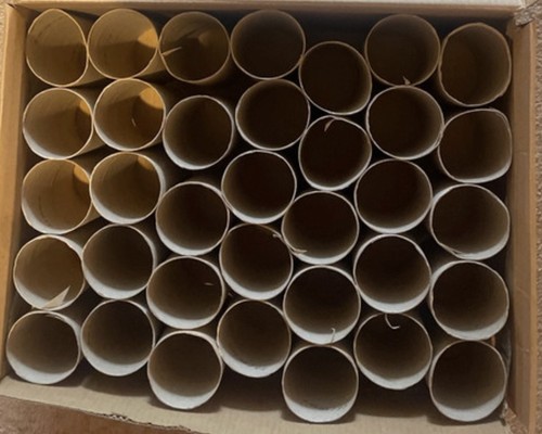 Assorted empty cardboard - 40,