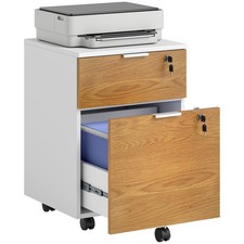 HOMCOM 2 Drawer Filing Cabinet