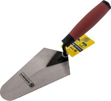 PACK OF 2 - 7" GAUGING TROWEL HANDLE SOFT GRIP BRICK JOINTER BRICKLAYING TOOL
