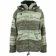 CHUNKY WOOL KNIT HOODIE