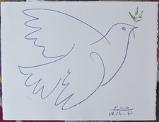 PABLO PICASSO COLOMBE BLEUE