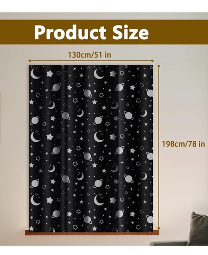 Portable blackout blind fits - blackout,