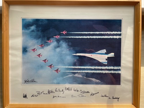 Red arrows gnat aircraft - red,