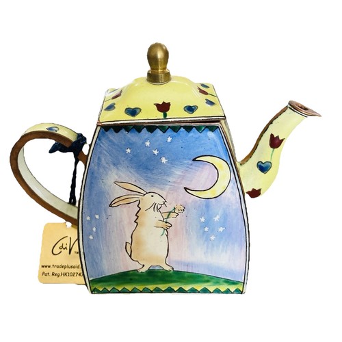Vtg charlotte vita enameled - di,