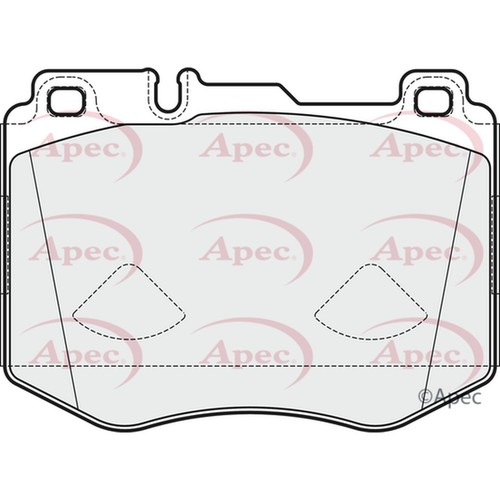 Brake pads set - pads, mercedes