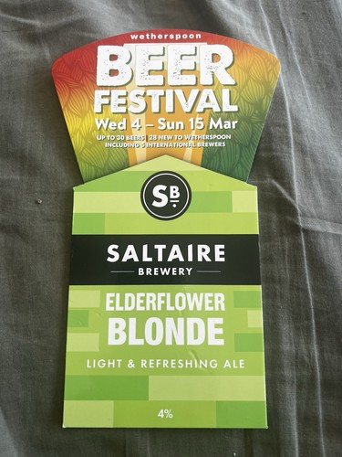 Saltaire brewery elderflower - saltaire,