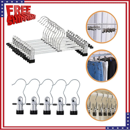 Pants hangers with clips heavy - pants,