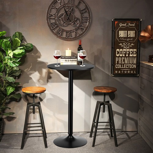 Round bar table - round,