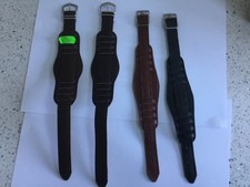 4 x vintage NOS leather cuff