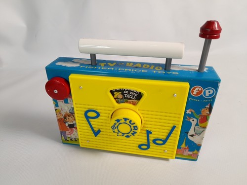 Vintage fisher price radio - vintage,