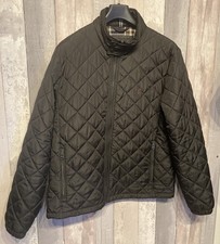 Joules Men's Black Short Quilted Bickerleigh Jacket Coat Size Large  P2P 23