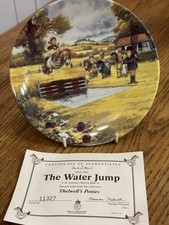 Danburry Mint Thelwell  Decorative  Plate. “The Water jump”