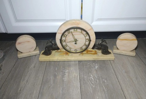 Antique french art deco marble - antique,
