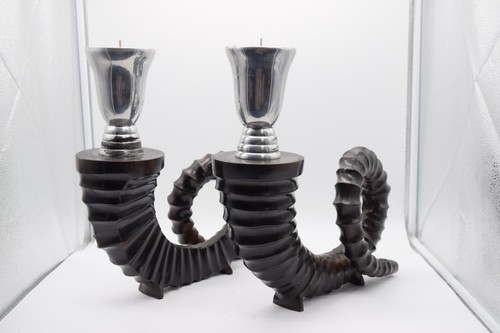 Pair chapman bronze - pair, ram