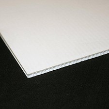 10mm White Correx Fluted