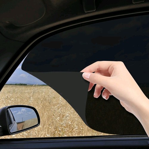 Black car window sunscreen - 2x,