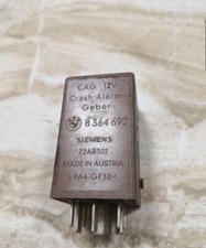 BMW Z3, 3, 5, 7, 8 Series - Brown Crash Alarm Relay 9 Pin - E31 E32 E34 E36