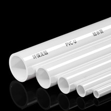 WHITE PVC Round Tube / Pipe -