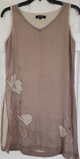 Nitya Silk Dress Mink Colour