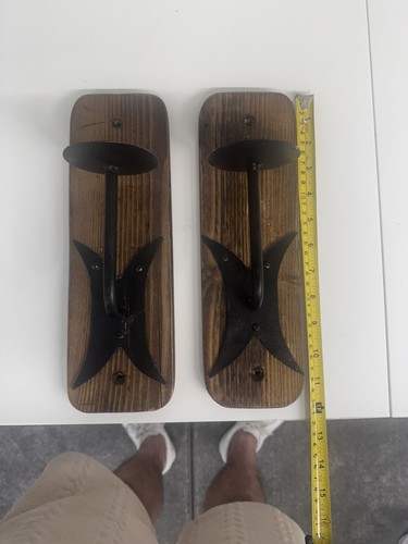 Wooden scones pair - ,
